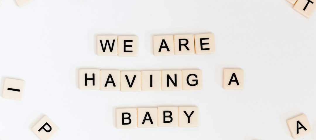 we are having a baby en lettre